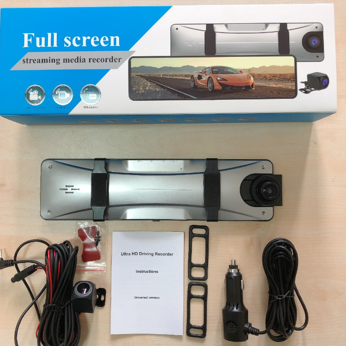 12 بوصة 4K 1080P واي في GPS صوت