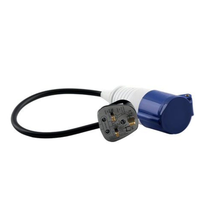single phase 32A CEE TO UK PLUG (0.5m cable)