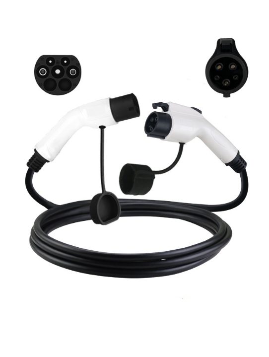 Type 2 to Type 1 Cable - Single Phase 32A