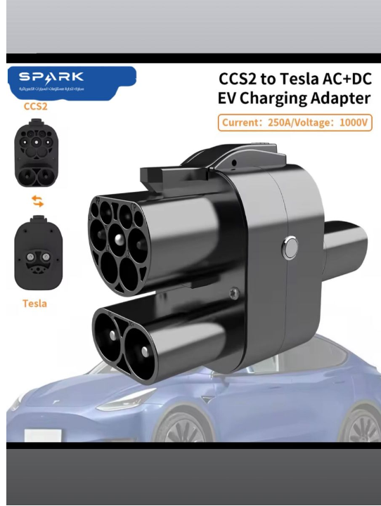 EV Charging Adapter CCS2 to Tesla